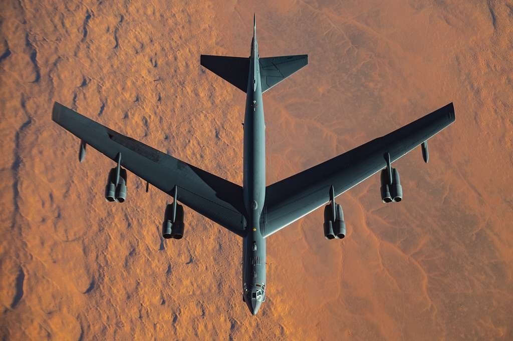 U.S. Air Force B-52 Stratofortress. photo by Master Sgt. Joey Swafford